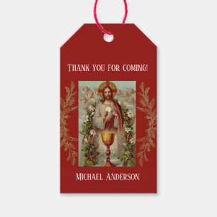 Erste Heilige Kommunion Jesus Chalice Spitze Geschenkanhänger