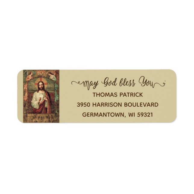 Erste heilige Kommunion Jesus Eucharist Traditione (Vorne)