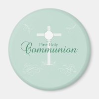 Erste heilige Kommunion, Skript in Soft Green