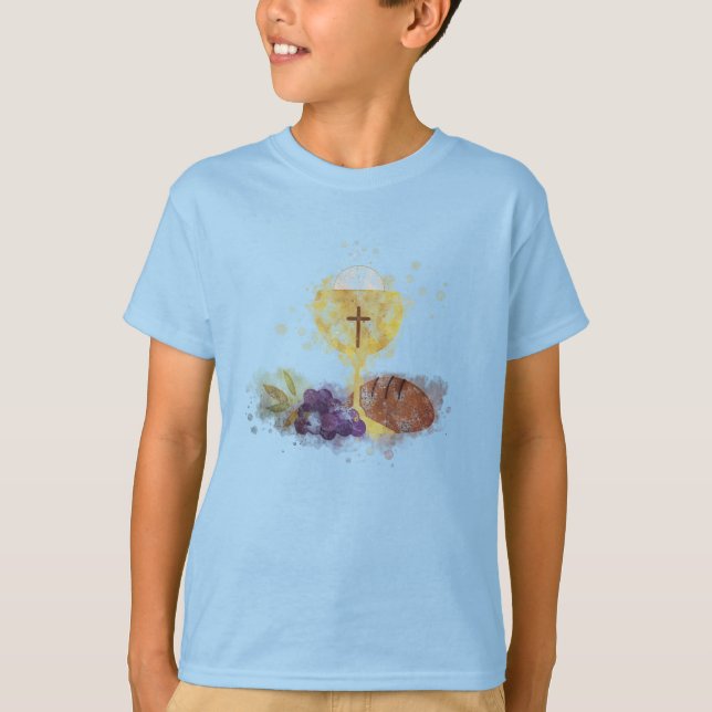 Erste Heilige Kommunion T - Shirt (Vorderseite)