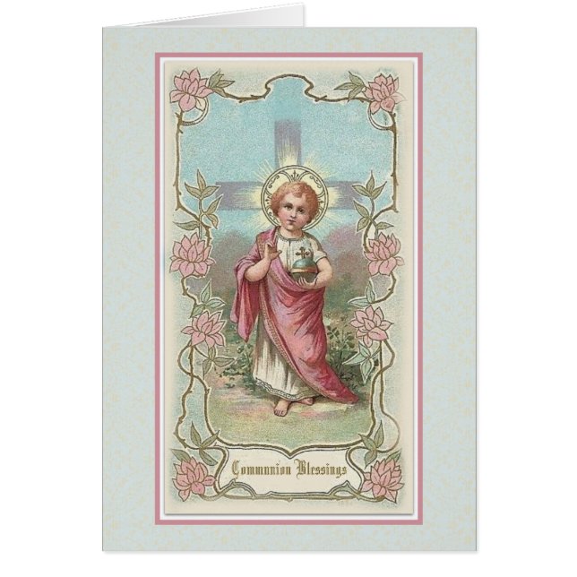 Erste heilige Kommunion Traditionell Katholisch (Vorne)