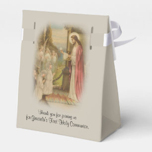 Erste heilige Kommunion Traditionelle Jesuskinder Geschenkschachtel