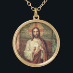 Erste heilige Kommunions-katholische Jesus-Engel Vergoldete Kette<br><div class="desc">Dieses ist ein schönes traditionelles katholisches Bild von Jesus das gesegnete Wirts-heilige Abendmahl halten.</div>