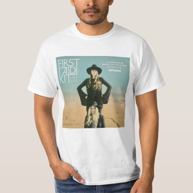Erste Hilfe Bleibe Gold Album T-Shirt (Vorderseite)
