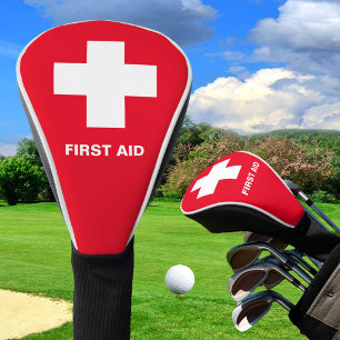 Erste Hilfe Golf Cover, Notfall, Hilfe Headcover