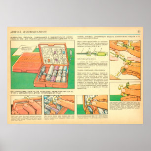 Erste-Hilfe-Kit Poster