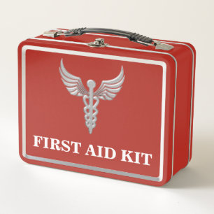 Erste-Hilfe-Kit-Zuhause Metall Brotdose