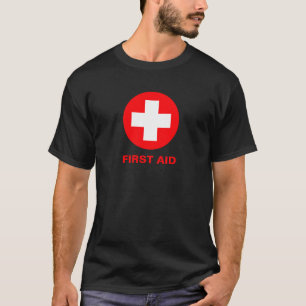 Erste Hilfe - Medizin (Kreuz) - Krankenwagen, Hilf T-Shirt