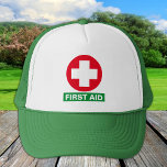 Erste Hilfe - Medizinische Hilfe - Krankenwagen, H Truckerkappe<br><div class="desc">Baseball Cap/Hat: Erste Hilfe - Medizin & Hilfe,  Krankenpflege,  Arzt - Veranstalter der Veranstaltung.</div>