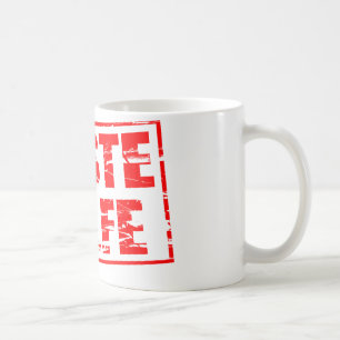 Erste Hilfe roter Stempel Effekt Kaffeetasse