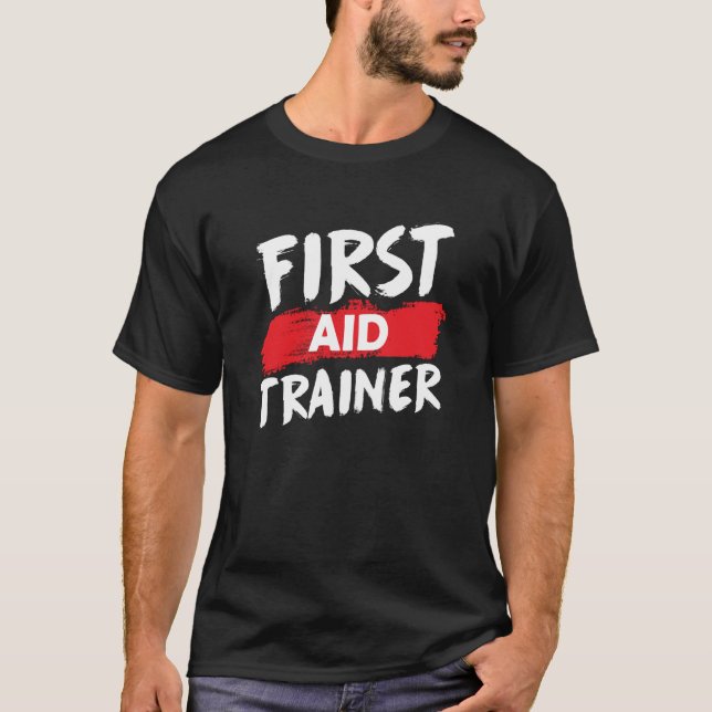 Erste Hilfe Trainer Coach Betreuung Notfall T-Shirt (Vorderseite)