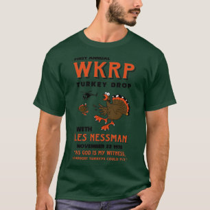 Erste jährliche WKRP Türkei Rückgang T-Shirt