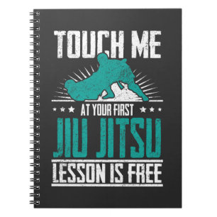 Erste Jiu Jitsu Lektion ist frei brasilianisches Notizblock