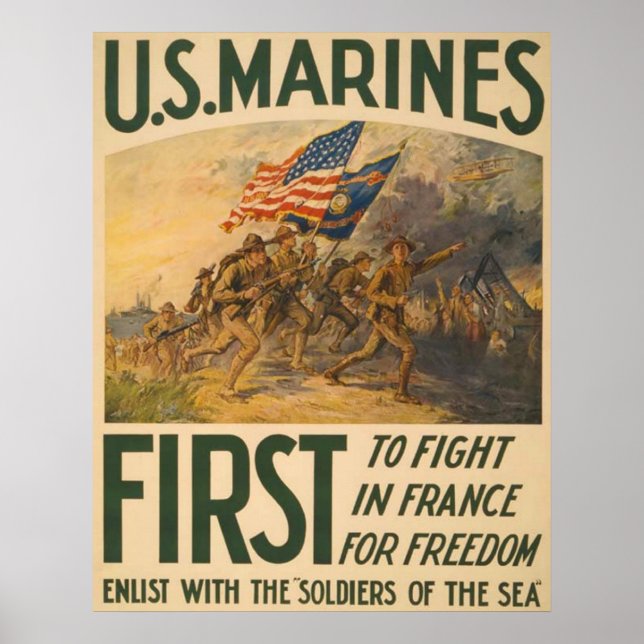 Erste Kämpfe in Frankreich Poster (Vorne)