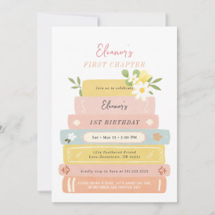 Erste Kapitel Storybook Geburtstagseinladung Einladung