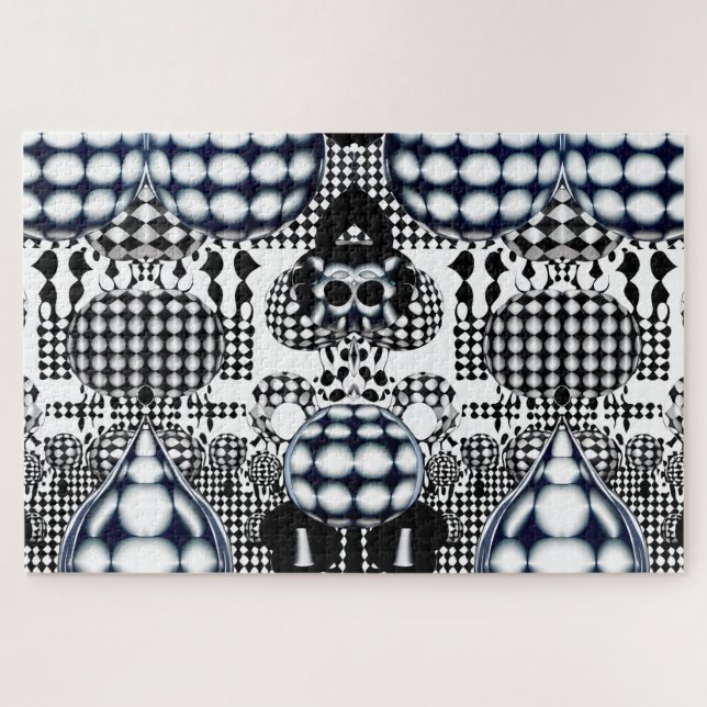 Erste Karo Ihrer Optik Puzzle (Horizontal)