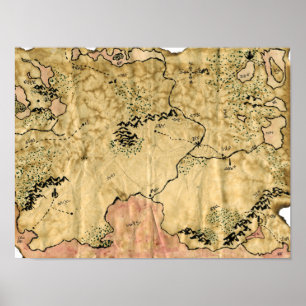 Erste Karte des Vergessenen Reiches Poster