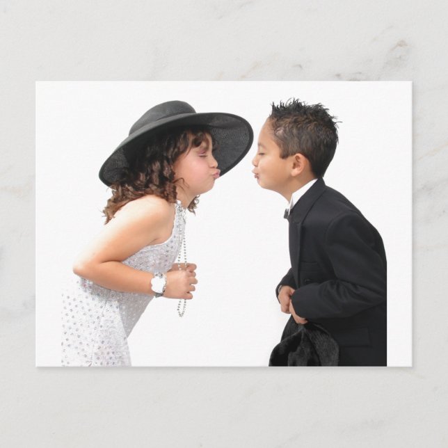 Erste Kiss Postkarte (Vorderseite)