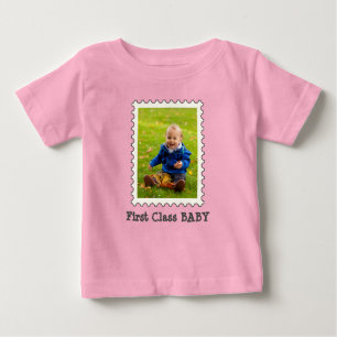 ERSTE KLASSE BABY Best Baby Ever Custom Foto Baby T-shirt