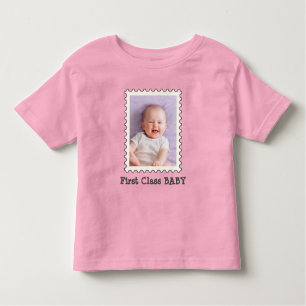 ERSTE KLASSE BABY Best Baby Ever Custom Foto Kleinkind T-shirt