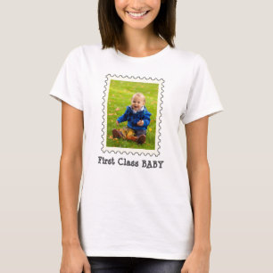 ERSTE KLASSE BABY Best Baby Ever Custom Foto T-Shirt