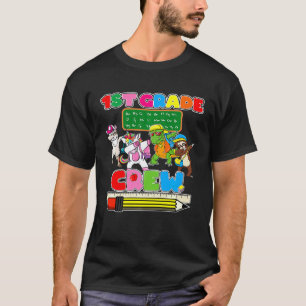 Erste Klasse Dabbing Crew Faultier Einhorn Lama Re T-Shirt