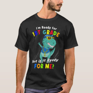 Erste Klasse Dinosaur Erster Tag der Schule Dino T-Shirt