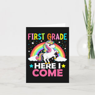 Erste Klasse hier komme ich wieder zum ersten Schu Karte