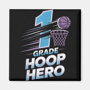 Erste Klasse Hoop Hero - 1. Klasse Basketball Zurü Magnet