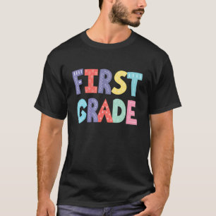 Erste Klasse Lehrer 1. Klasse Squad Student Zurück T-Shirt
