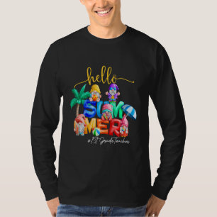 Erste Klasse Lehrer Hallo Sommer letzten Tag T-Shirt