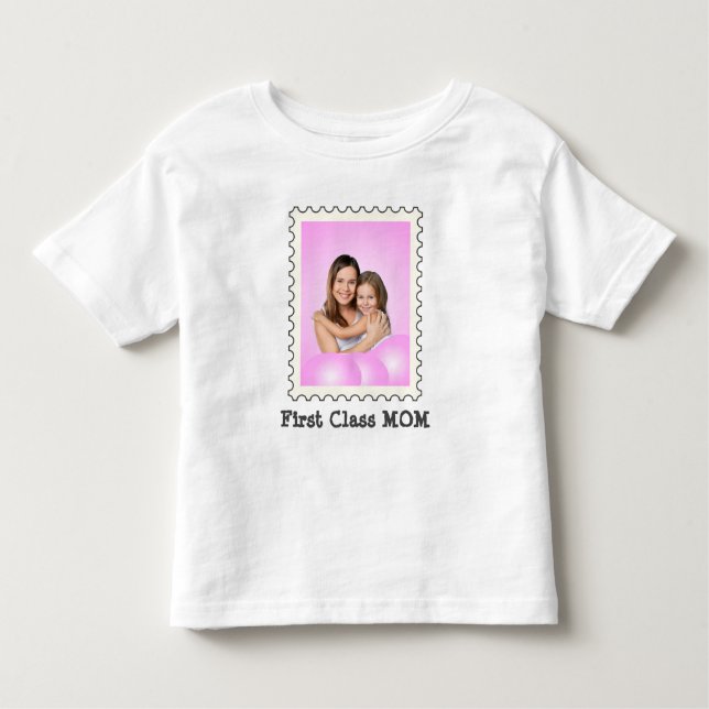 ERSTE KLASSE MAMA Beste Mama je benutzerdefinierte Kleinkind T-shirt (Vorderseite)