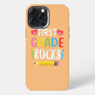 Erste Klasse Rocks Schüler Lehrer Willkommen zurüc iPhone 13 Pro Max Hülle