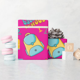 Erste Klasse Schulabschlusspapier ohne Schnürung Geschenkpapier