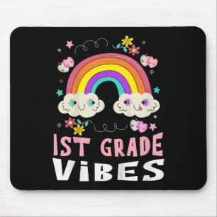 Erste-Klasse-Stimmung Schulkind 1. Tag zurück in d Mousepad