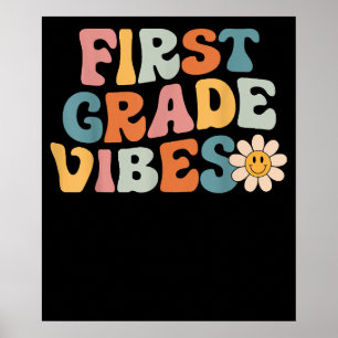 Erste Klasse Vibes 1. Klasse Team 1. Schultag Poster