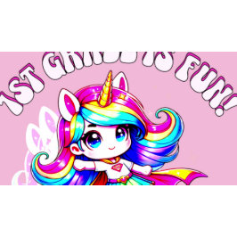 Erste Klasse zurück zur Unicoror-Klasse 1 Team Acryltrinkbecher