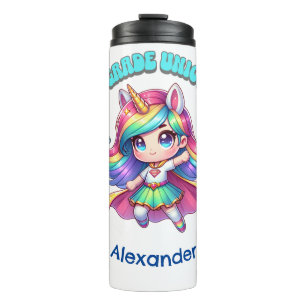 Erste Klasse zurück zur Unicoror-Klasse 1 Team Thermosbecher