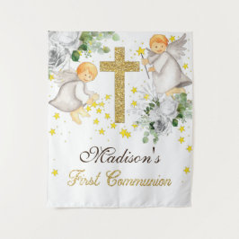 Erste KommunalAngels Glitzer Gender Neutral Wandteppich