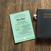 Erste kommunale Taube auf Branch Blue Einladung