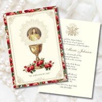 Erste Kommune Bloral Jesus Göttliche Barmherzigkei