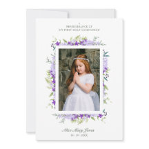 Erste Kommune Lila botanisches Foto