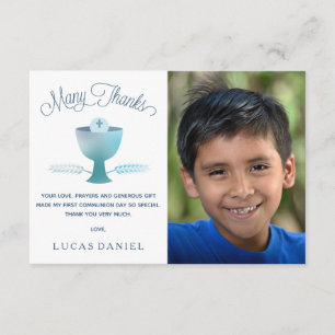 Erste Kommunion danken Ihnen zu kardieren, Dankeskarte