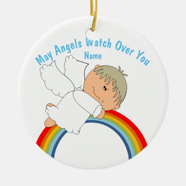 Erste Kommunion des Babys, Taufe, Kinderkind-FOTO Keramik Ornament (Vorne)