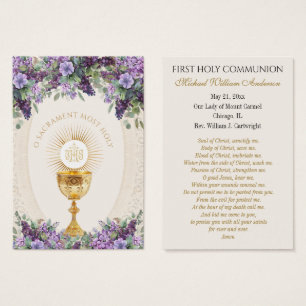 Erste Kommunion Katholische Erinnerung an die Heil