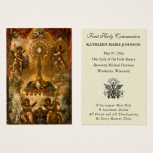 Erste Kommunion Katholische Erinnerung an die Heil