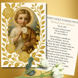 Erste Kommunion Katholische Erinnerung an die Heil Ankündigung