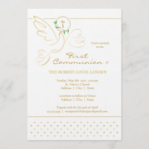 Erste Kommunions-Einladung Einladung