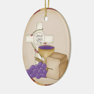 Erste Kommunions-religiöse Verzierung oder Keramik Ornament