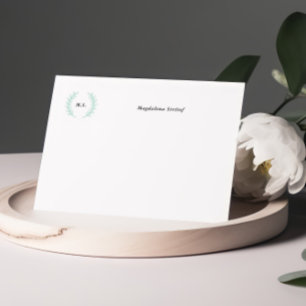 Erste Kränke Personalisierte Mitteilungskarten